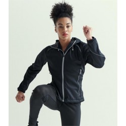 Plain LADIES HELSINKI POWERSTRETCH JACKET REGATTA ACTIVEWEAR 235 GSM